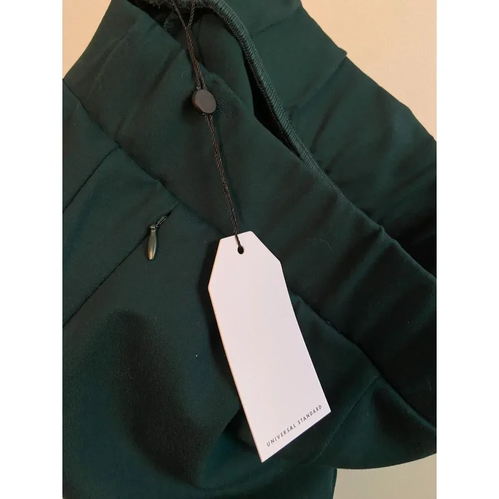 NWT Universal Standard ponte bootcut pull-on-pants Dark Green XXS (S 6-8)